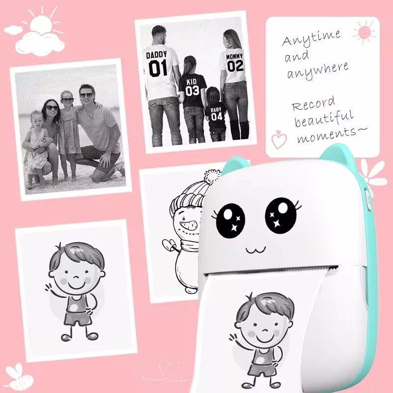 Impresora portátil de papel térmico